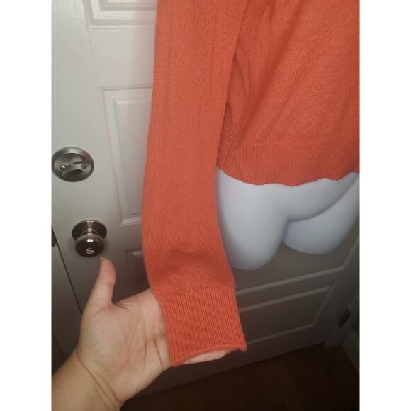 NWT RE/DONE Apricot Sorbet Lightweight Sweater - Picture 3 of 7